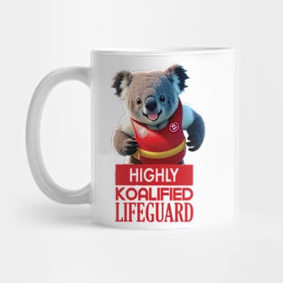 Just a Highly Koalified Lifeguard Koala 5 Mug